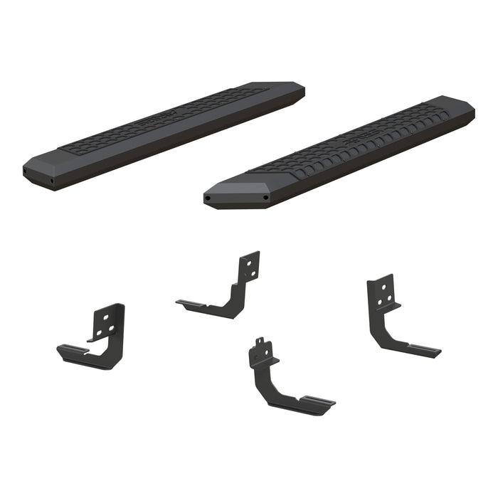 ARIES 2556004 AdvantEDGE 5-1/2" x 53" Black Aluminum Side Bars, Select Ram 1500, 2500, 3500 for Select Ram 2500
