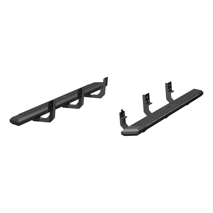 ARIES 2556006 AdvantEDGE 5-1/2" x 85" Black Aluminum Side Bars, Select Dodge, Ram 1500 to 5500 for Select Ram 2500