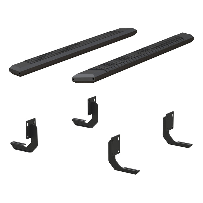 ARIES 2556014 AdvantEDGE 5-1/2" x 75" Black Aluminum Side Bars, Select Ford F-250, F-350 for Select Ford F-250