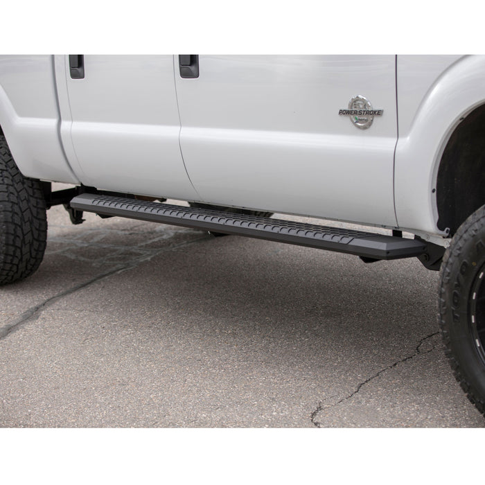 ARIES 2556024 AdvantEDGE 5-1/2" x 91" Black Aluminum Side Bars, Select Ford F250, F350, F450 for Select Ford F-250