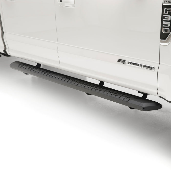 ARIES 2556048 AdvantEDGE 5-1/2" x 91" Black Aluminum Side Bars, Select Ford F-Series Crew Cab for Select Ford F-150
