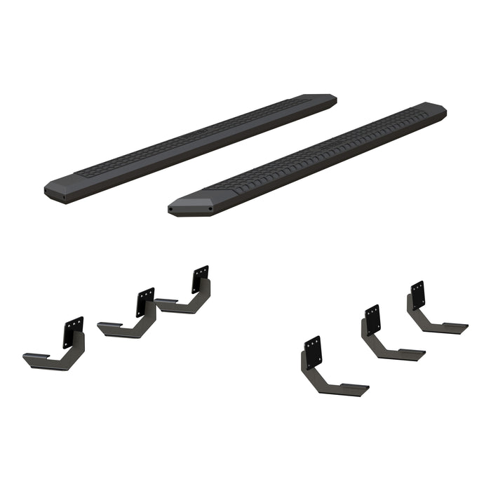 ARIES 2556049 AdvantEDGE 5-1/2" x 91" Black Aluminum Side Bars, Select Ram 1500 for Select Ram 1500