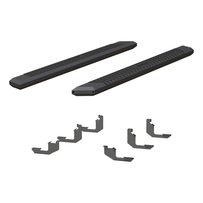 ARIES 2556052 AdvantEDGE 5-1/2" x 85" Black Aluminum Side Bars, Select Ford Ranger Crew Cab for Select Ford Ranger