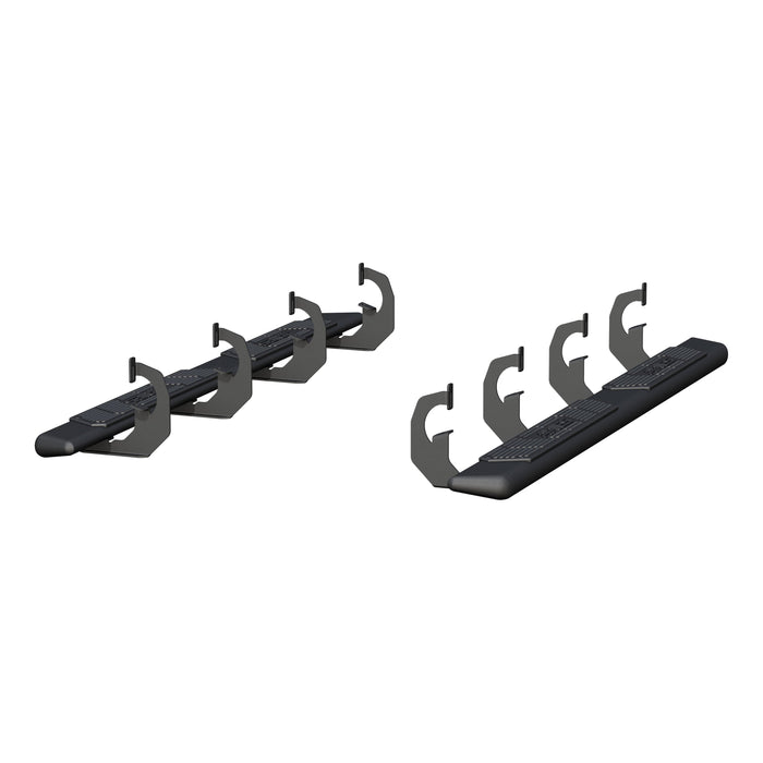 ARIES 2558002 AscentStep 5-1/2" x 75" Black Steel Running Boards, Select Chevrolet, GMC for Select Chevrolet Tahoe