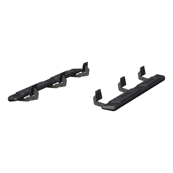 ARIES 2558004 AscentStep 5-1/2" x 75" Black Steel Running Boards, Select Ram 1500 for Select Ram 1500