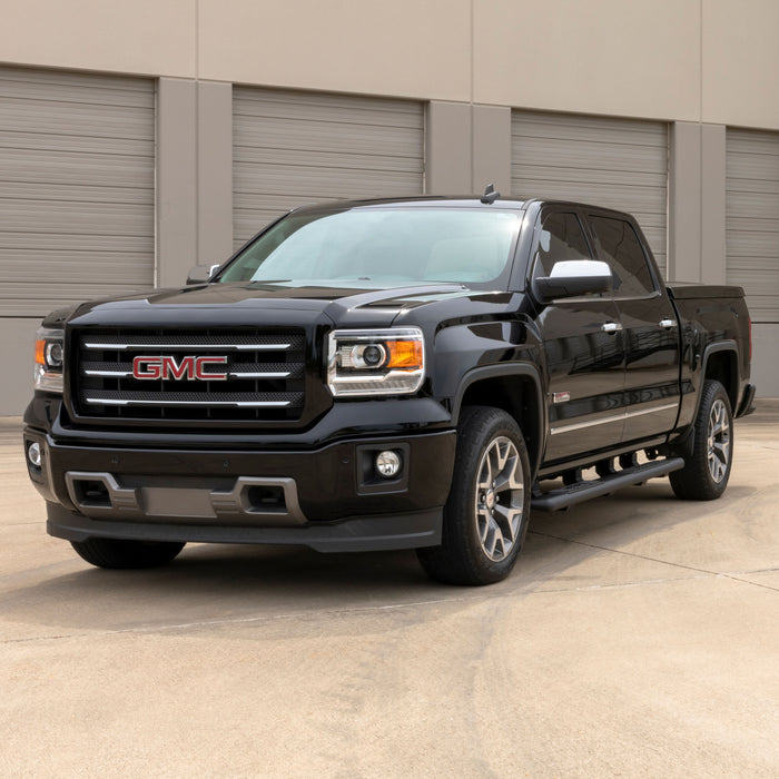 ARIES 2558011 AscentStep 5-1/2" x 91" Black Steel Running Boards, Select Silverado, Sierra for Select Chevrolet Silverado 1500
