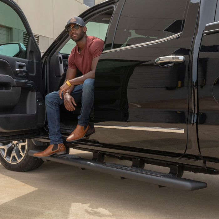 ARIES 2558011 AscentStep 5-1/2" x 91" Black Steel Running Boards, Select Silverado, Sierra for Select Chevrolet Silverado 1500