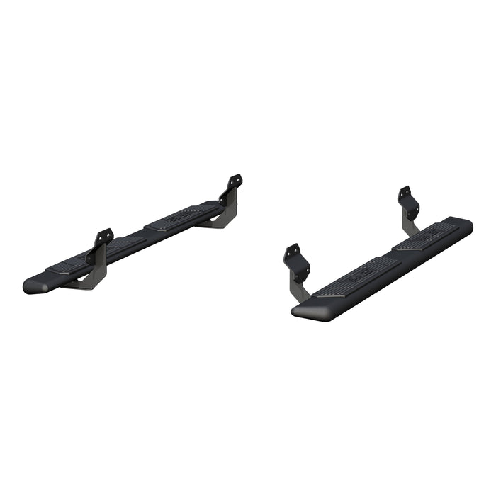 ARIES 2558012 AscentStep 5-1/2" x 75" Black Steel Running Boards, Select Ford F150, F250, F350 for Select Ford F-150