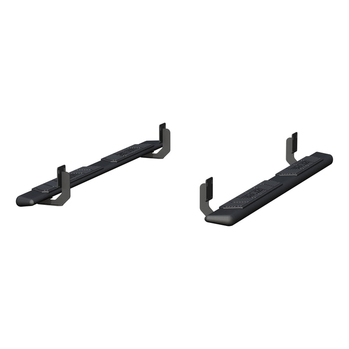 ARIES 2558014 AscentStep 5-1/2" x 75" Black Steel Running Boards, Select Ford F250, F250, F350 for Select Ford F-250