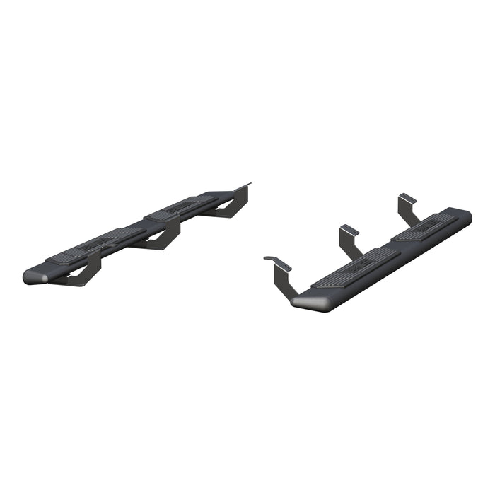 ARIES 2558027 AscentStep Black Steel 5-1/2 x 75-Inch Truck Running Boards, Select Toyota Tacoma for Select Toyota Tacoma