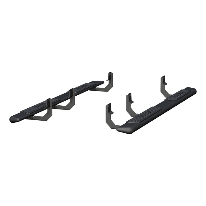 ARIES 2558042 AscentStep 5-1/2" x 85" Black Steel Running Boards, Select Nissan Titan, XD for Select Nissan TITAN