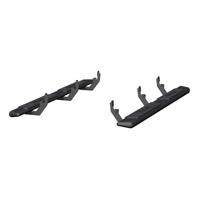 ARIES 2558043 AscentStep 5-1/2" x 75" Black Steel Running Boards, Select Colorado, Canyon for Select Chevrolet Colorado