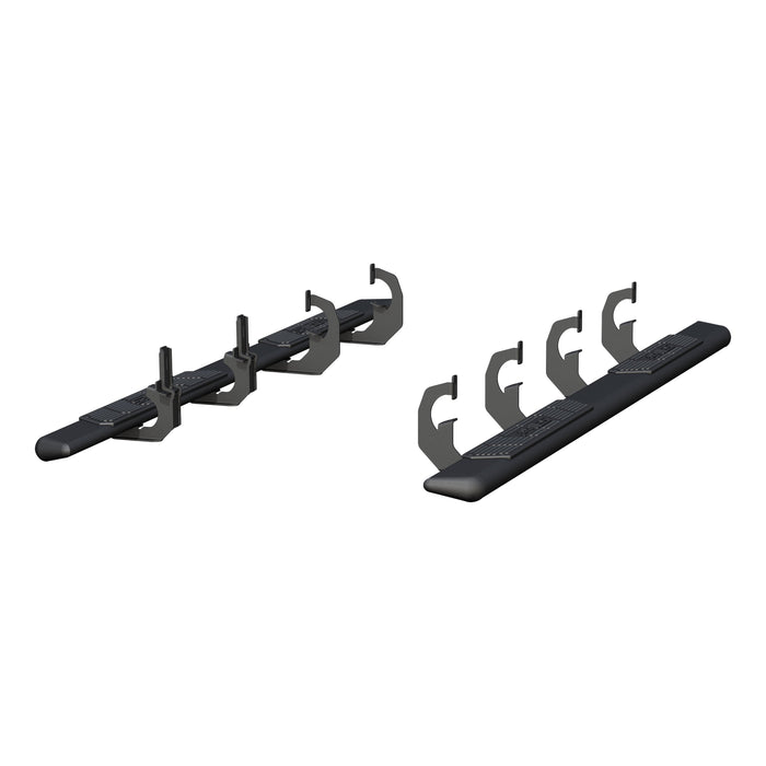 ARIES 2558046 AscentStep 5-1/2" x 91" Black Steel Running Boards, Select Silverado, Sierra for Select Chevrolet Silverado 2500 HD