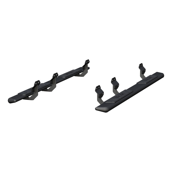 ARIES 2558048 AscentStep 5-1/2" x 91" Black Steel Running Boards, Select Ford F-Series Crew for Select Ford F-150