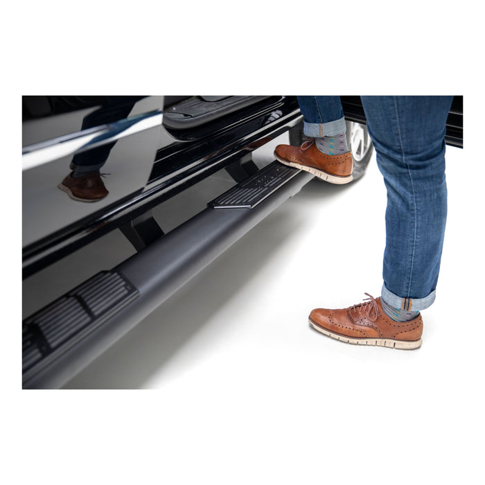 ARIES 2558052 AscentStep 5-1/2" x 85" Black Steel Running Boards, Select Ford Ranger Crew Cab for Select Ford Ranger
