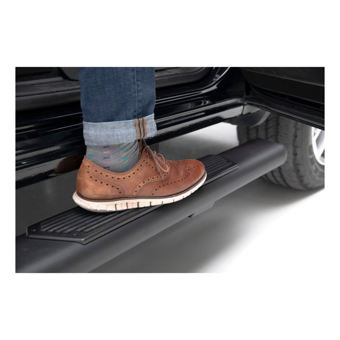 ARIES 2558052 AscentStep 5-1/2" x 85" Black Steel Running Boards, Select Ford Ranger Crew Cab for Select Ford Ranger