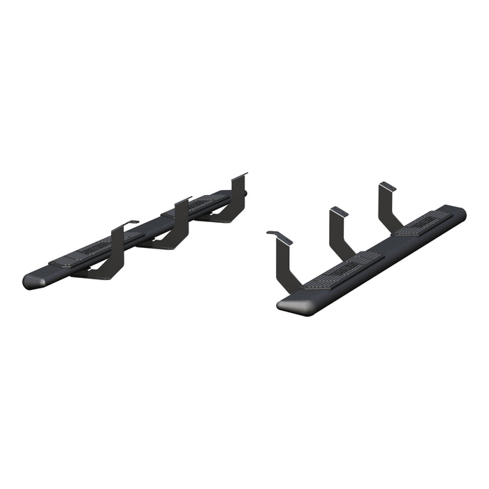 ARIES 2558056 AscentStep Black Steel 5-1/2 x 75-Inch Truck Running Boards, Select Toyota Tundra Extended Cab for Select Toyota Tundra