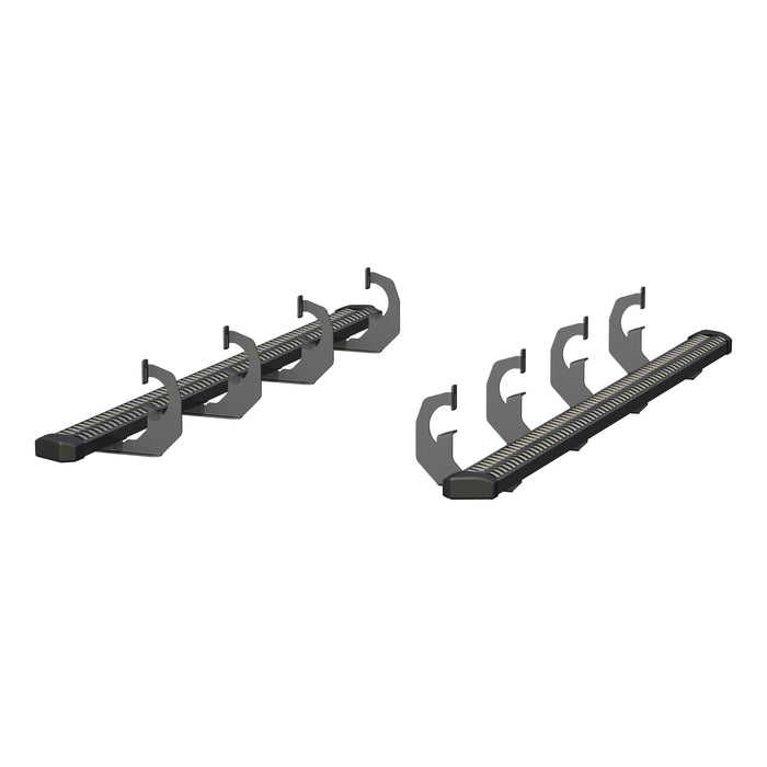 ARIES 2559002 SlimGrip 5" x 78" Black Aluminum Running Boards, Fits Select Chevrolet Avalanche, Tahoe, Silverado, GMC Sierra, Yukon for Select Chevrolet Tahoe