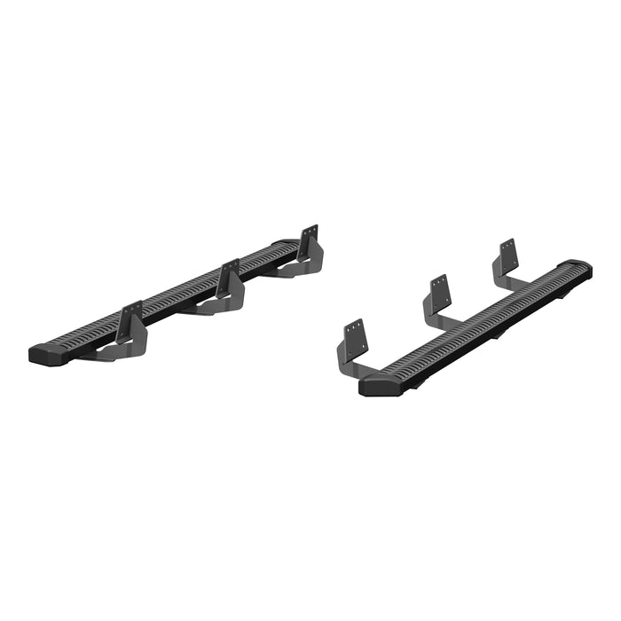 ARIES 2559004 SlimGrip 5" x 78" Black Aluminum Running Boards, Fits Select RAM 1500 for Select Ram 1500