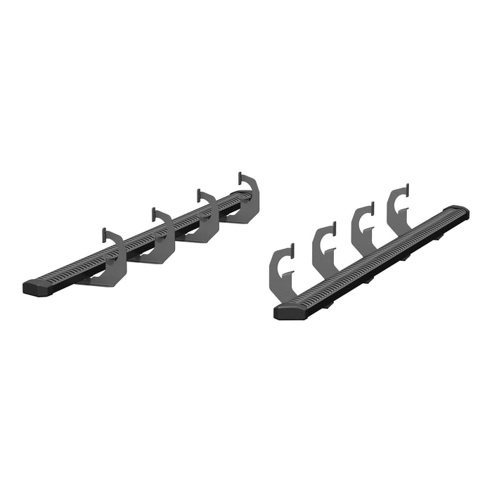 ARIES 2559047 SlimGrip 5" x 88" Black Aluminum Running Boards, Fits Select Chevrolet Avalanche, Silverado, Suburban, Tahoe, GMC Sierra, Yukon for Select Chevrolet Silverado 2500 HD