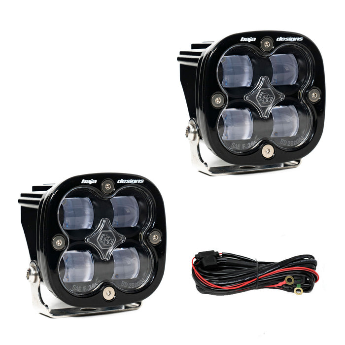 Baja Designs 257801 Squadron SAE Pair LED Spot Clear Baja Designs - Truck Part Superstore