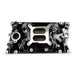 Edelbrock 2716-BP Edelbrock Perf EPS Manifold for Small-Block Chevy Vortec, Black Plasma Finish - Truck Part Superstore