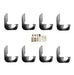 Westin 27-1005 Running Board Mount Kit; Black Finish; - Truck Part Superstore
