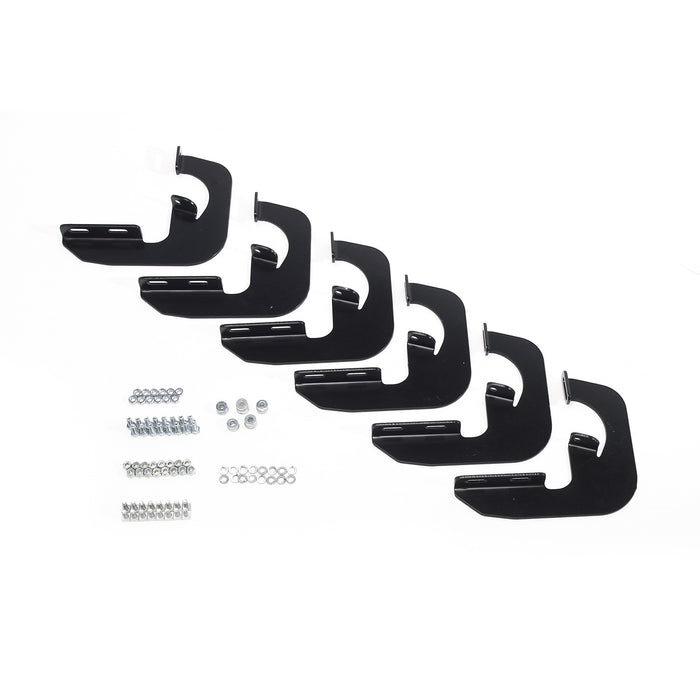Westin 27-1645 Running Board Mount Kit; No Drilling Required; Black Finish; - Truck Part Superstore
