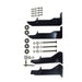 Westin 27-1725 Running Board Mount Kit; Black Finish; For Crew Max Cab; - Truck Part Superstore