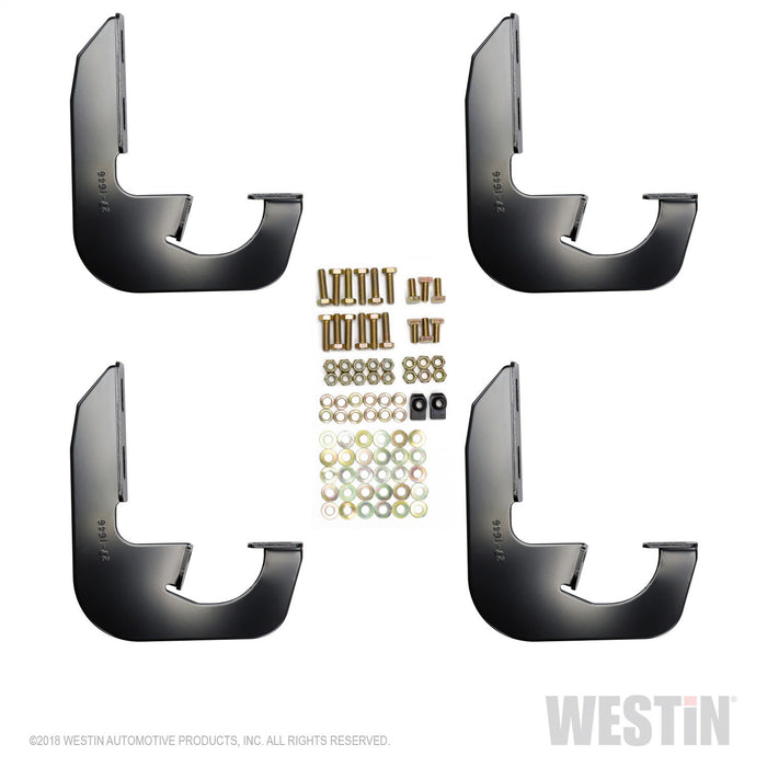Westin 27-1785 Running Board Mount Kit; Black Finish; - Truck Part Superstore