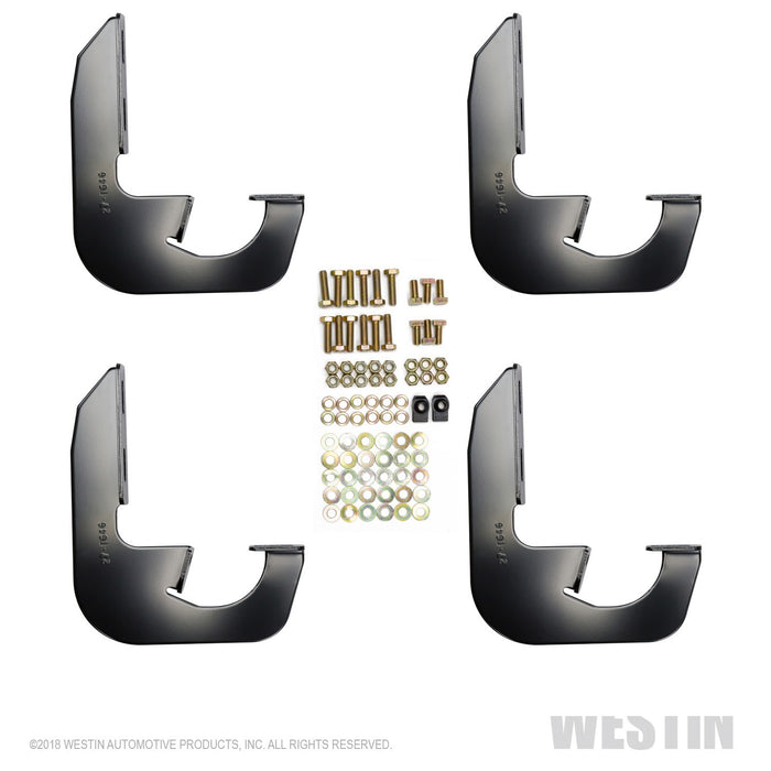 Westin 27-1855 Running Board Mount Kit; Black Finish; - Truck Part Superstore