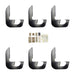 Westin 27-1985 Running Board Mount Kit; Black Finish; - Truck Part Superstore