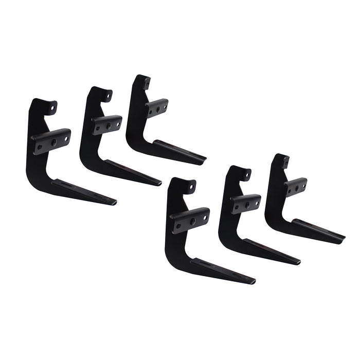 Westin 27-2195 Running Board Mount Kit; Black Finish; For Super Crew Cab; - Truck Part Superstore