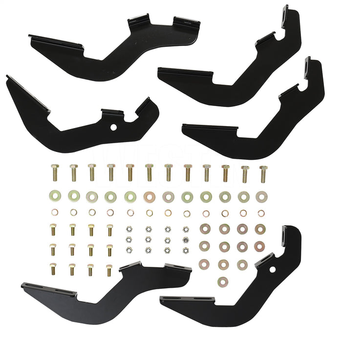 Westin 27-2425 Running Board Mount Kit; Black Finish; - Truck Part Superstore