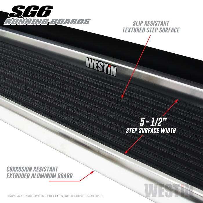 Westin 27-64750 SG6 Running Boards - Truck Part Superstore