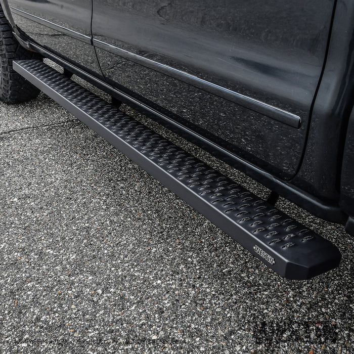 Westin 27-74755 Grate Steps Running Boards; Textured Black; 86 in.; Mount Kit Not Included; - Truck Part Superstore