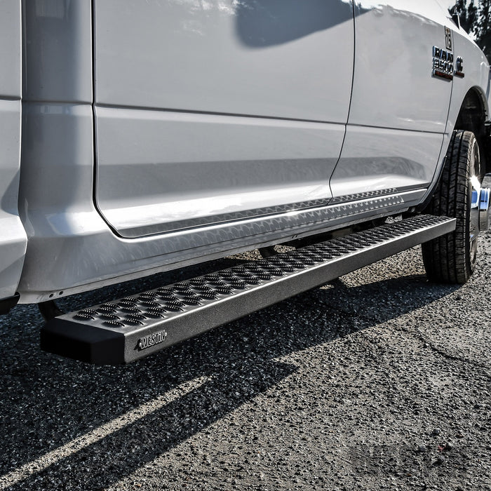 Westin 27-74765 Grate Steps Running Boards; Textured Black; 83 in.; Mount Kit Not Included; - Truck Part Superstore