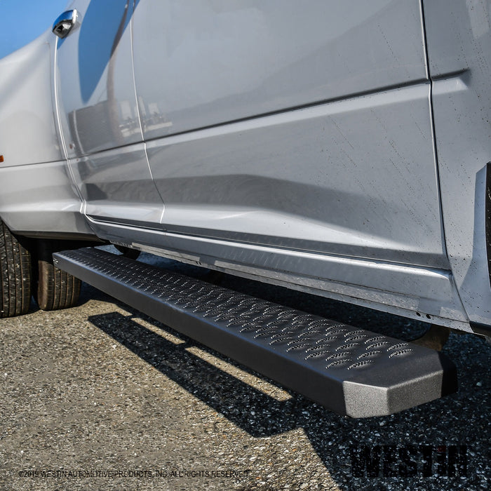 Westin 27-74765 Grate Steps Running Boards; Textured Black; 83 in.; Mount Kit Not Included; - Truck Part Superstore