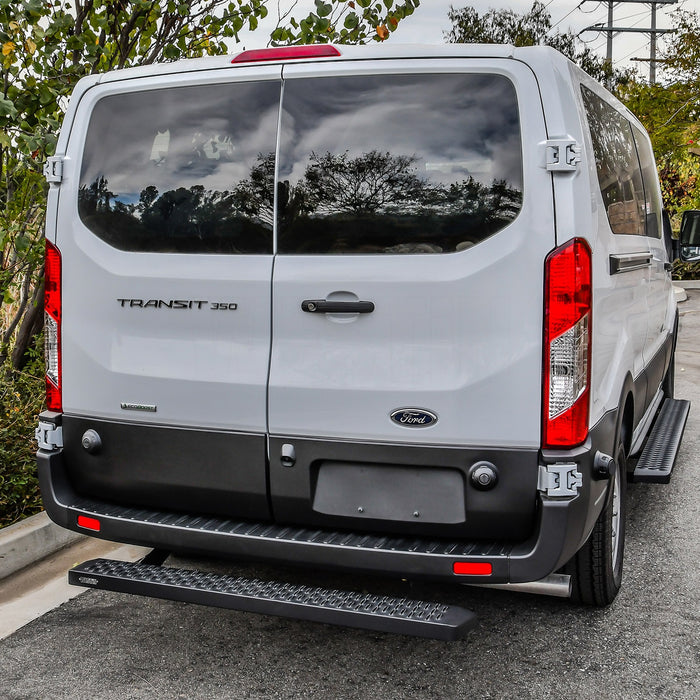 Westin 27-80025 Grate Steps Running Boards; Textured Black; Single 54 in. Rear; - Truck Part Superstore