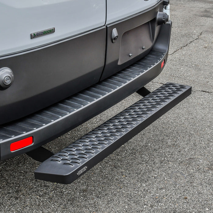 Westin 27-80025 Grate Steps Running Boards; Textured Black; Single 54 in. Rear; - Truck Part Superstore