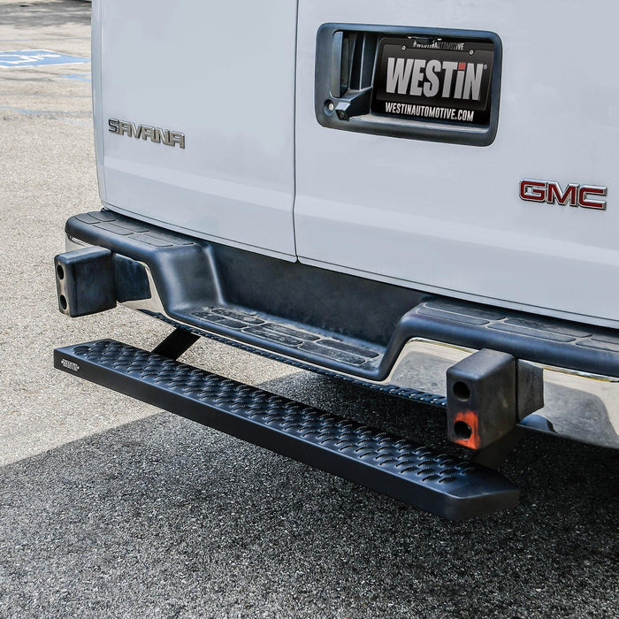 Westin 27-81015 Grate Steps Running Boards; Textured Black; Single 54 in. Passenger Sliding; - Truck Part Superstore