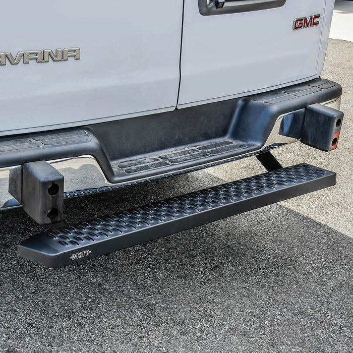 Westin 27-81015 Grate Steps Running Boards; Textured Black; Single 54 in. Passenger Sliding; - Truck Part Superstore