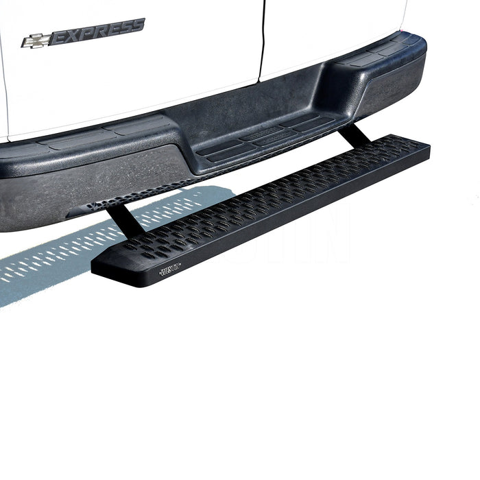 Westin 27-81015 Grate Steps Running Boards; Textured Black; Single 54 in. Passenger Sliding; - Truck Part Superstore