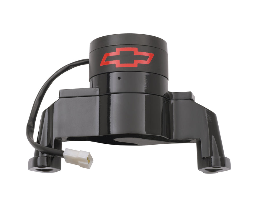 Proform 141-651 Electric Engine Water Pump; Aluminum; Black with Bowtie Logo; Fits SB Chevy - Truck Part Superstore