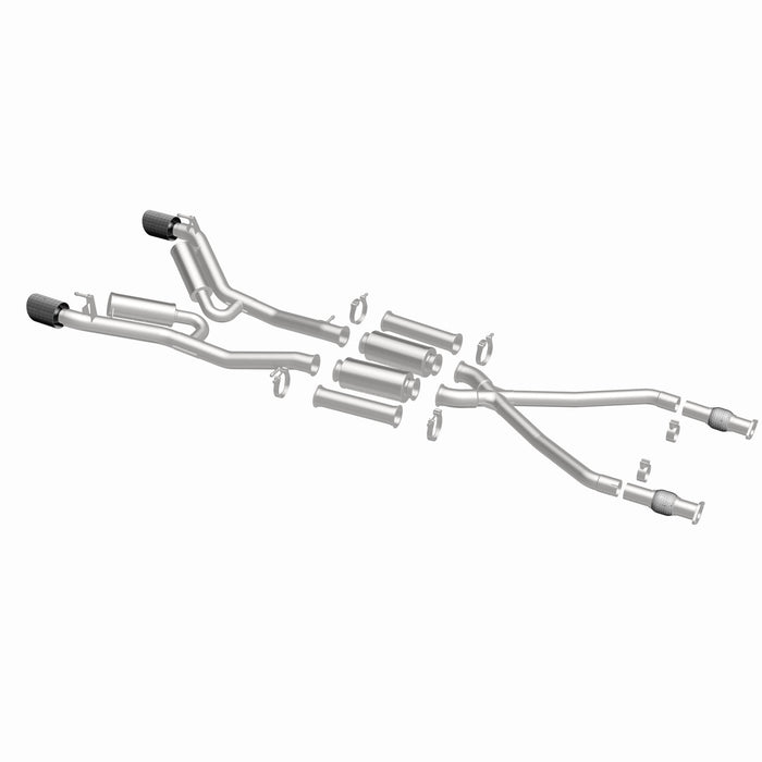 MagnaFlow Exhaust Products 19593 xMOD Series Carbon Fiber Tips Cat-Back System - Truck Part Superstore