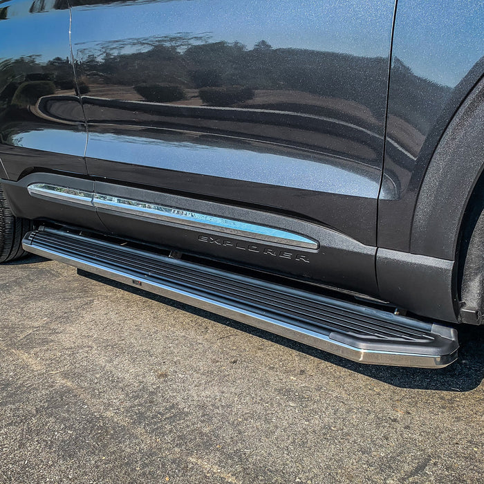 Westin 28-21250 Stylized Running Boards; Stainless Steel; Mount Kit Included; - Truck Part Superstore