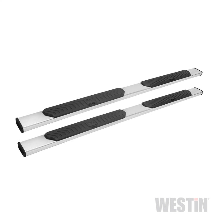 Westin 28-51010 R5 Nerf Step Bars; 5 in. Stainless Steel; Incl. Hardware; No Drilling Required; - Truck Part Superstore