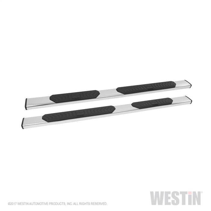 Westin 28-51170 R5 Nerf Step Bars; 5 in. Stainless Steel; Incl. Hardware; No Drilling Required; - Truck Part Superstore