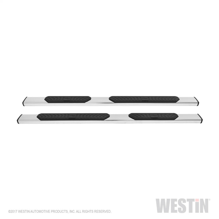 Westin 28-51200 R5 Nerf Step Bars; 5 in. Stainless Steel; Incl. Hardware; No Drilling Required; - Truck Part Superstore