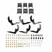 Westin 28-51260 R5 Nerf Step Bars; 5 in. Stainless Steel; Incl. Hardware; No Drilling Required; - Truck Part Superstore